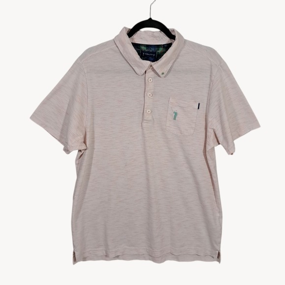 William Murray Golf Other - William Murray Golf Polo Shirt Mens Large PInk Heather Stretch Murray Chill
